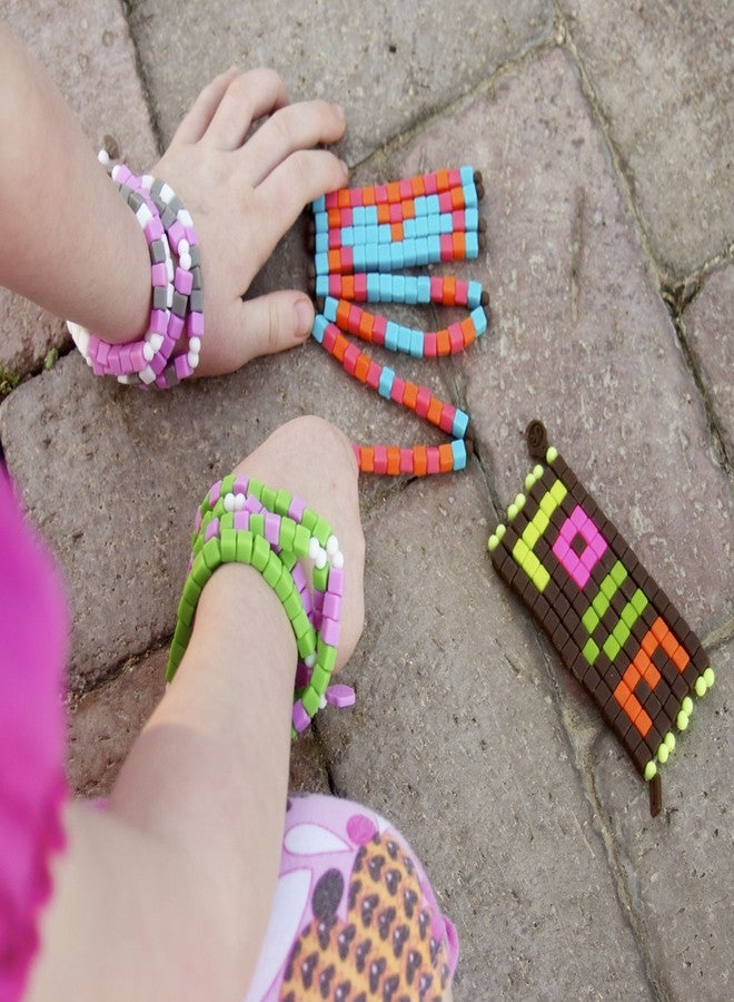 MindWare Secret Pixx Message in A Bracelet, Makes 7 Silicone Bead Bracelets - Image 2